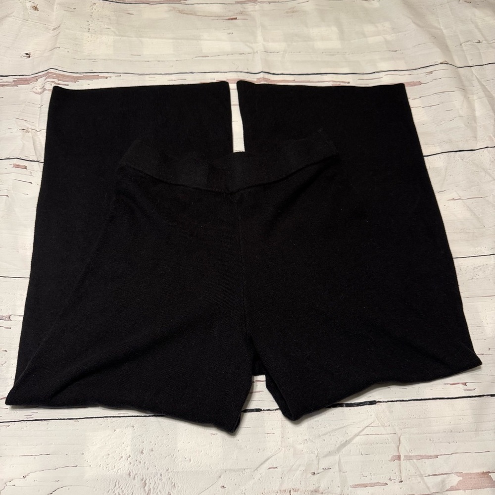 Marled Black Women's Sweater Pants‎